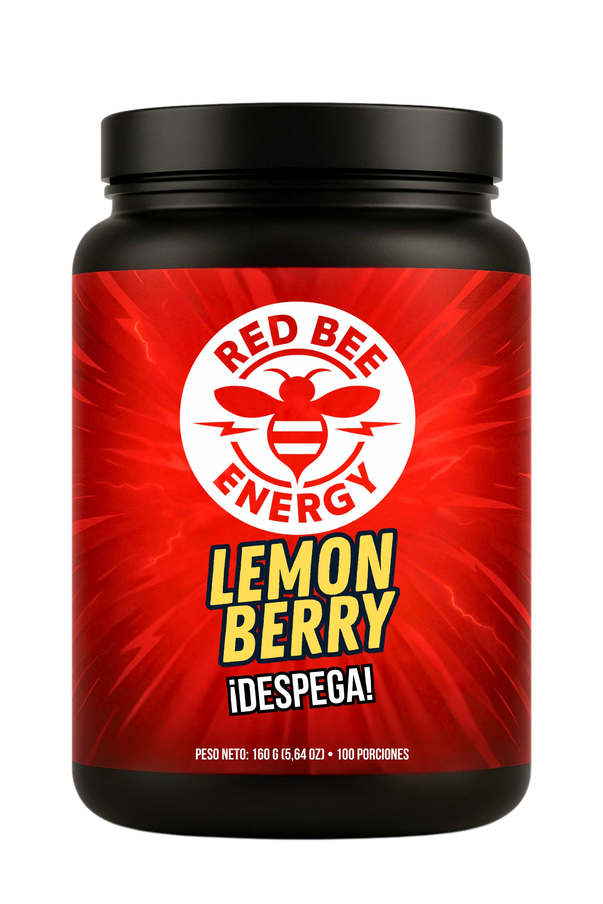 Frasco de RedBee sabor Limón Frutos Rojos